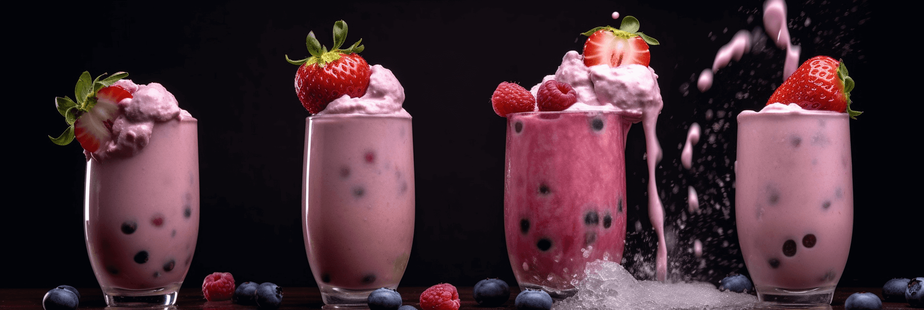Berrylicious Creations: Savor the Delight of Strawberry, Blackberry, and Blueberry Smoothie Marvels